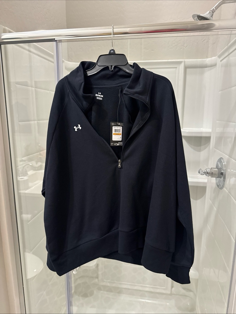 Under Armour women’s navy blue Quarter-Zip Pullover Sweater